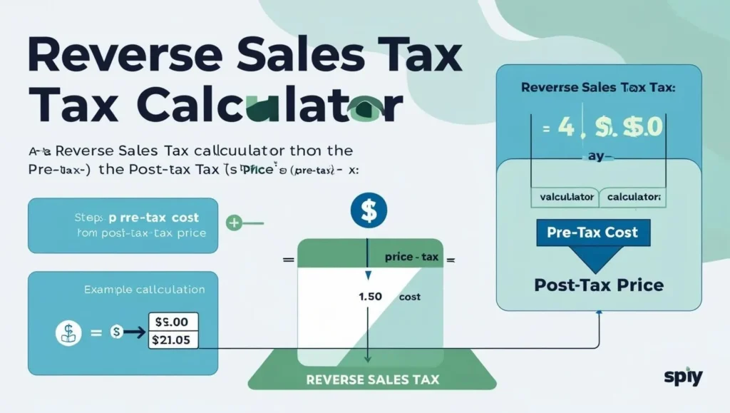 Reverse Sales Tax Calculator Reverse Sales Tax Calculator